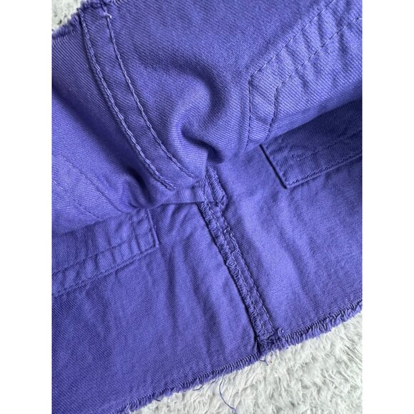 True Religion Womens Purple Mini Skirt Size 26 Y2K Rare NWOT Cotton USA Made - Picture 10 of 12